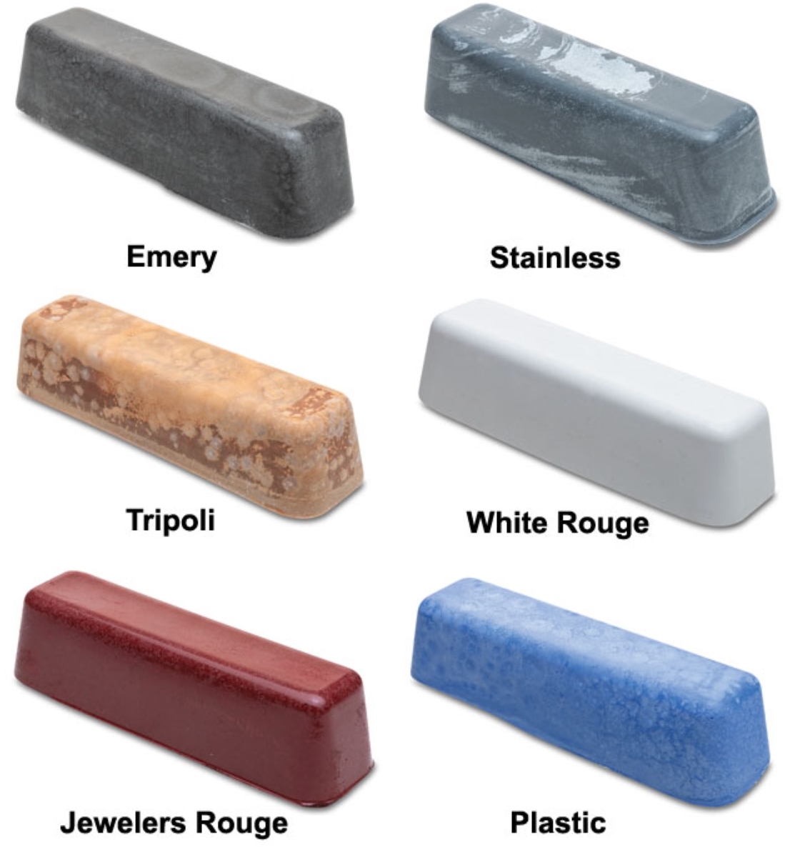 Buffing Compounds Included